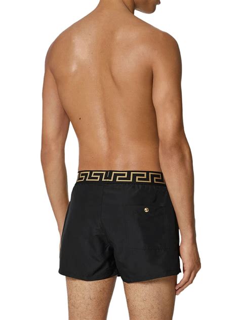 versace badehose herren schwarz|Badehose Maschera Baroque in Schwarz .